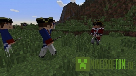 Мод American Revolution 1.7.10 для Майнкрафт Мод American Revolution 1.7.10 для Майнкрафт
