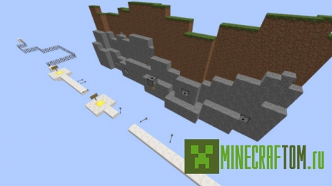 Карта Unique Impact’s Obstacle Course для Майнкрафт Карта Unique Impact’s Obstacle Course для Майнкрафт