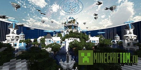 Интересная карта Atlantis - The Lost Empire Minecraft