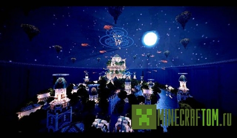 Интересная карта Atlantis - The Lost Empire Minecraft