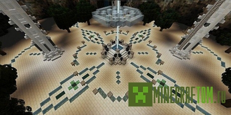 Интересная карта Atlantis - The Lost Empire Minecraft