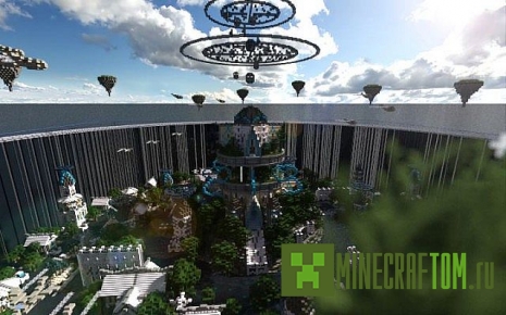 Интересная карта Atlantis - The Lost Empire Minecraft