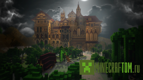 Карта Herobrine’s Mansion Map