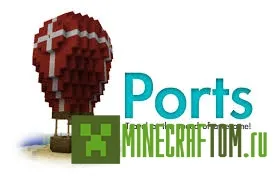 Плагин Ports для Майнкрафт Плагин Ports для Майнкрафт