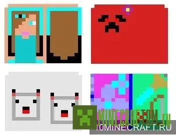 Плащи для девочек в игре Minecraft Плащи для девочек в игре Minecraft