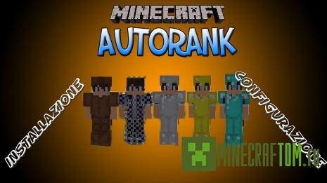 Плагин Autorank Bukkit 1.5.2; 1.6.2; 1.6.4 для Майнкрафт Плагин Autorank Bukkit 1.5.2; 1.6.2; 1.6.4 для Майнкрафт