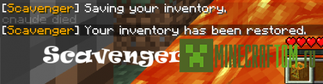 Плагин Scavenger 1.5.2 для Майнкрафт Плагин Scavenger 1.5.2 для Майнкрафт