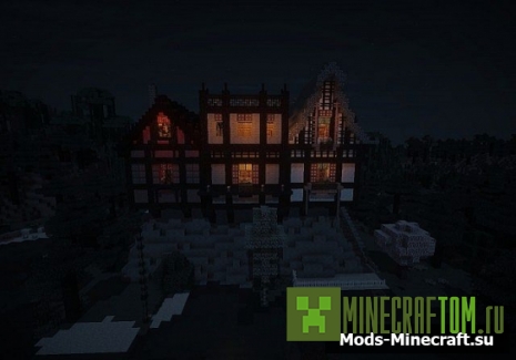 Карта Hilltop Mansion для Minecraft