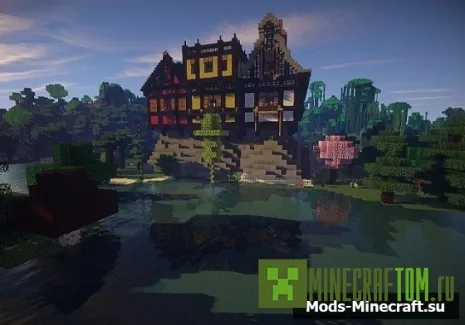 Карта Hilltop Mansion для Minecraft Карта Hilltop Mansion для Minecraft