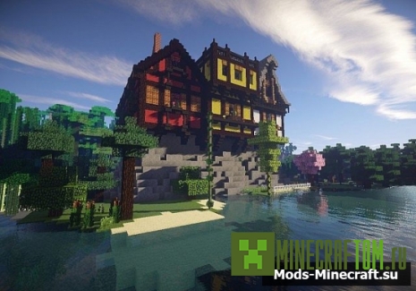 Карта Hilltop Mansion для Minecraft