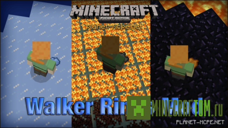 Мод Walker Rings для Minecraft PE Мод Walker Rings для Minecraft PE