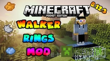 Мод Walker Rings для Minecraft PE Мод Walker Rings для Minecraft PE