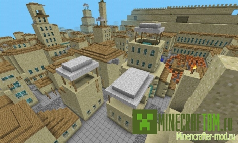 Карта Assassins Creed Parkour для Майнкрафт PE