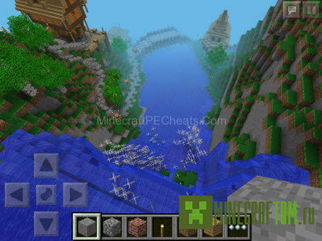 Карта Waterfall Village Minecraft PE Карта Waterfall Village Minecraft PE