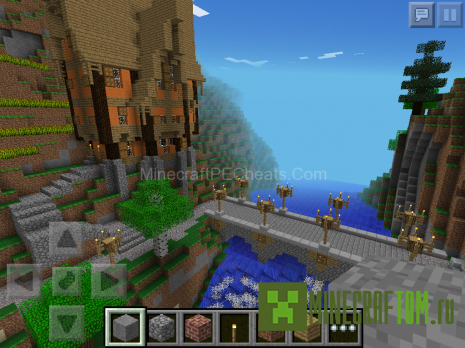 Карта Waterfall Village Minecraft PE Карта Waterfall Village Minecraft PE