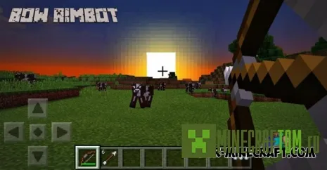 Чит-мод Bow Aimbot для Майнкрафт PE