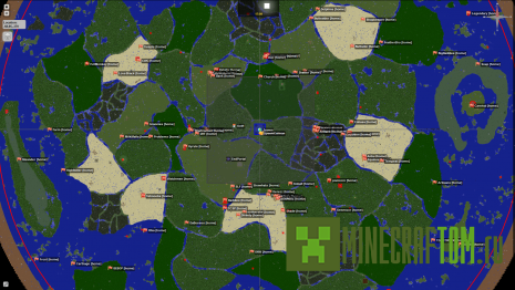 Плагин Dynmap 1.8 для Minecraft
