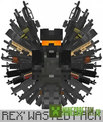 Текстуры Rex` Wasted 1.7.9 Minecraft