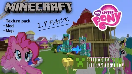 Текстуры My little Pony 1.7.10 Майнкрафт Текстуры My little Pony 1.7.10 Майнкрафт