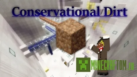 Карта Conservational dirt для Майнкрафт