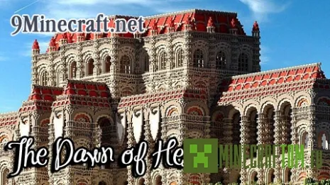 Карта замка The Down of Helios для Minecraft