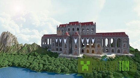 Карта замка The Down of Helios для Minecraft