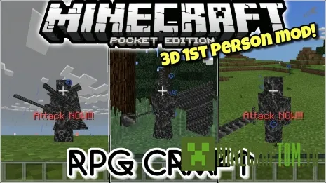 RPGcraft (ремесло РПГ) мод для Minecraft PE RPGcraft (ремесло РПГ) мод для Minecraft PE