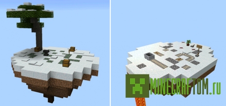 Christmas Skyblock карта (Рождественские летающие острова) Christmas Skyblock карта (Рождественские летающие острова)
