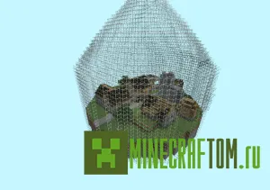 Карта World in Jar (Мир в сосуде) для MCPE Карта World in Jar (Мир в сосуде) для MCPE