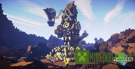 Карта Mechanic Steampunk Spider (Механический паук) Майнкрафт 1.8