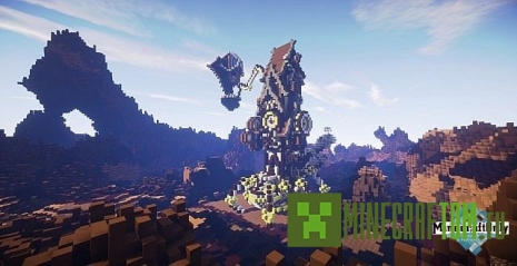 Карта Mechanic Steampunk Spider (Механический паук) Майнкрафт 1.8