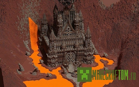 Карта Hypelia Castle Evil (Злой замок Хипелия) для Minecraft 1.7.10/1.8