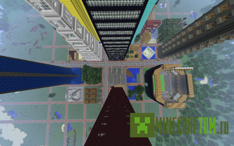 Карта Metropolis (Метрополис) для Майнкрафт