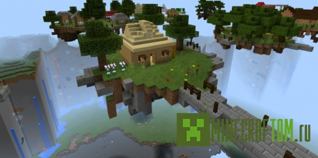 Карта Cloud Quest (Квест на облаке) MCPE Карта Cloud Quest (Квест на облаке) MCPE