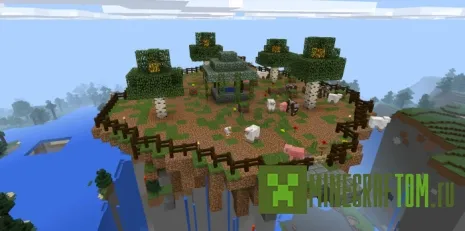 Карта Cloud Quest (Квест на облаке) MCPE