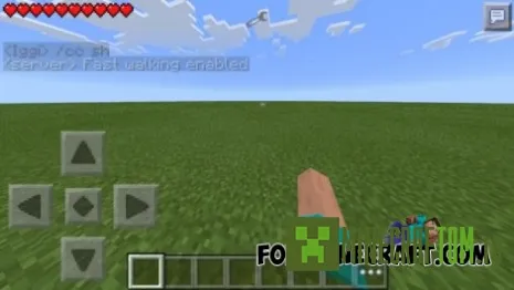 Чит-клиент Cheat commands mod для Minecraft PE 0.10.5