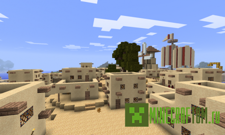 Карта EGYPT zombie (Египетские зомби) игры Minecraft