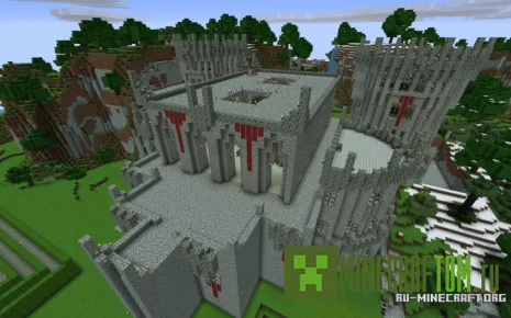 Карта Epic Royal Castle (Эпический королевский замок) для Minecraft Карта Epic Royal Castle (Эпический королевский замок) для Minecraft