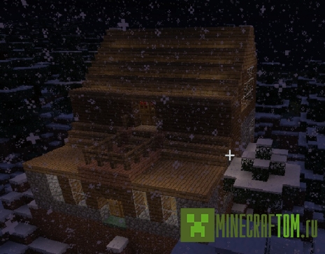 Карта Small Winter Cabin (Маленький зимний домик) для Minecraft