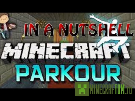 Карта Parkour in a Nutshell (Паркур в орехе) игры Майнкрафт