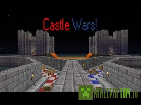Карта Castle Wars 3 (Войны замков) игры Майнкрафт