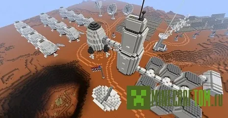 Карта Mars Base (База на Марсе) для Майнкрафт Карта Mars Base (База на Марсе) для Майнкрафт