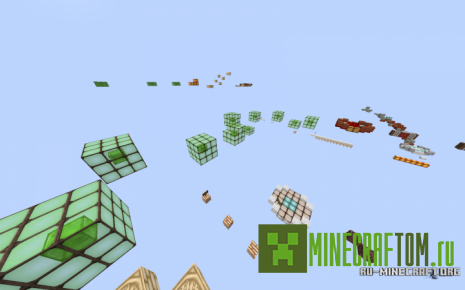 Drift Parkour карта (Дрифтовый паркур) игры Minecraft