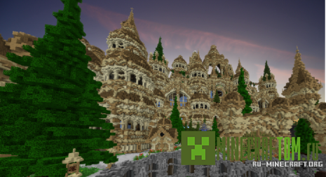 Карта Temple of Blohokaya (Храм Blohokaya) игры Майнкрафт