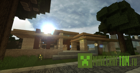 Карта Modern Survival House (Современный дом) для Minecraft