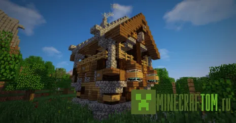 Карта Steelorse`house medieval для Майнкрафт