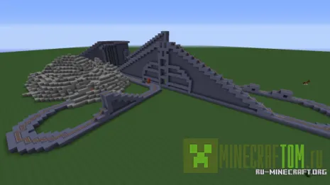 Карта The Rise Dive (Подъем-спуск) игры Майнкрафт