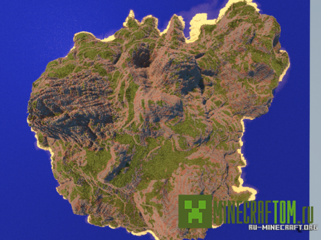 Карта Another Island (Другой остров) Майнкрафт