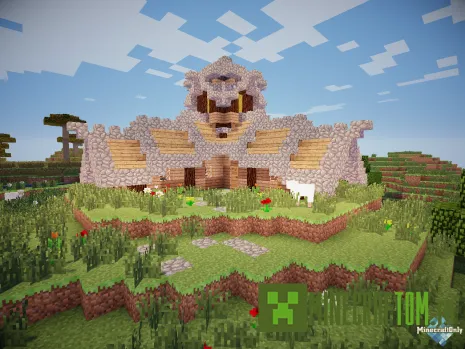 Карта V-wise medieval house (Средневековый угловой дом) Майнкрафт Карта V-wise medieval house (Средневековый угловой дом) Майнкрафт