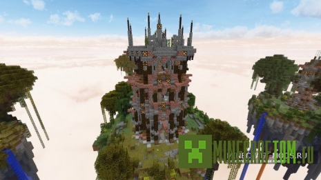 TowerWars a SkyWars карта (Войны в башнях на небесах) Minecraft